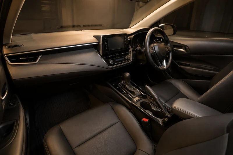 Toyota Corolla interior private transfer Thailand