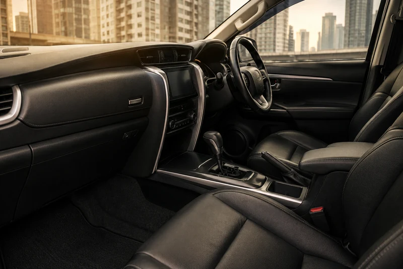 Toyota Fortuner interior private SUV Thailand